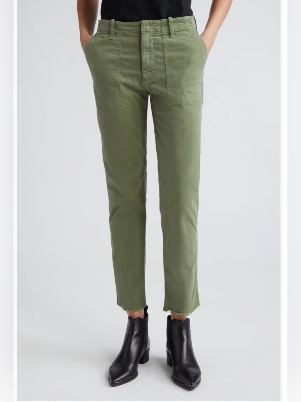 Nili Lotan Jenna Pant with raw hem
